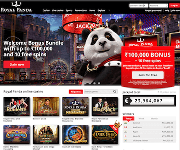 Royal Panda Indias Homepage