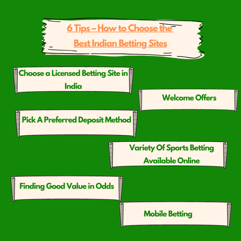 6 Tips; How to Choose the Best Indian Betting Sites