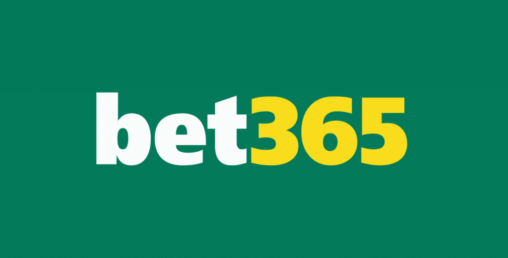 bet365 white, yellow logo