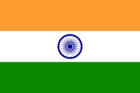 Orange, White and Green Flag of India